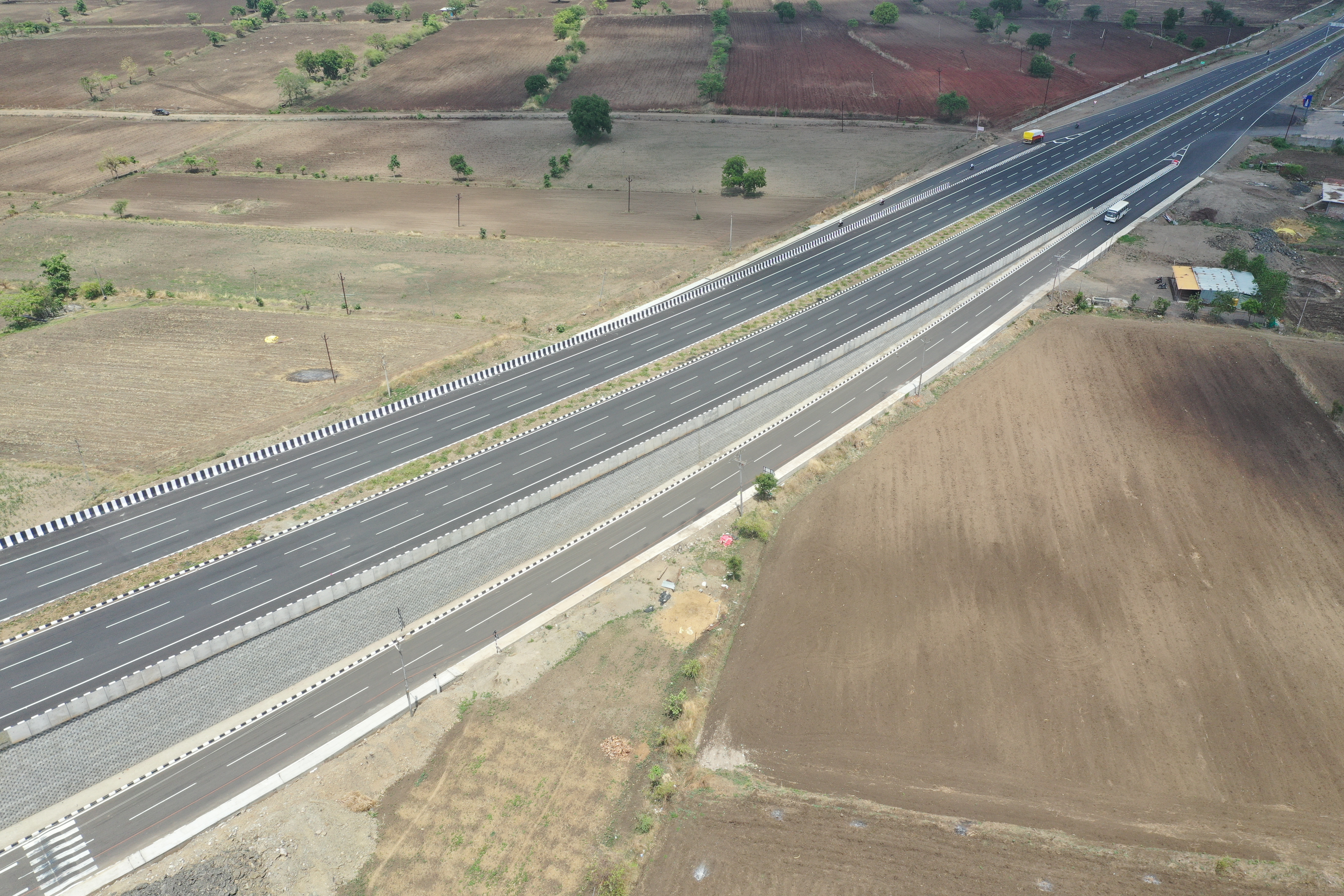 Aerial view of the Nanded project site