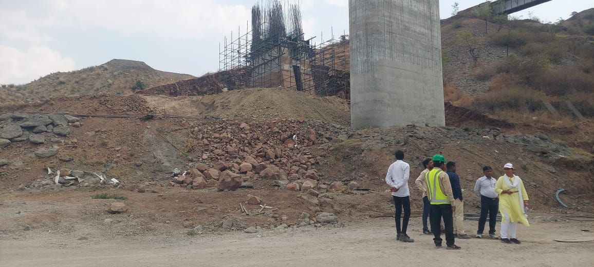 Er. Shubhada Jagtap during a site visit